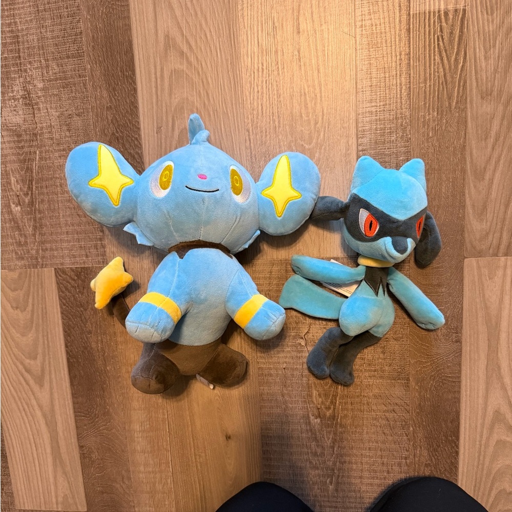 Shinx and Riolou Pokemon Plush